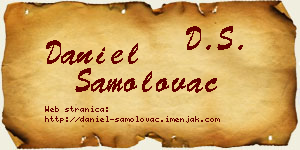 Daniel Samolovac vizit kartica